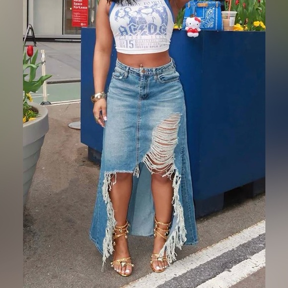 Dresses & Skirts - Light Blue Denim Jeans